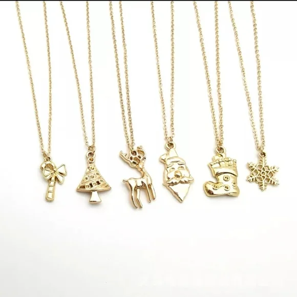 New, Gold Deer Necklace - Picture 2 of 2